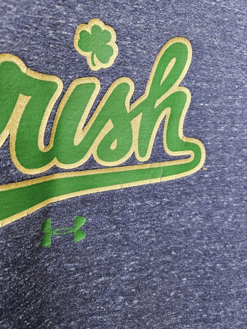 Under Armour collegiate sweatshirt Notre Dame Irish SEE MEASUREMENTS - Picture 3 of 7